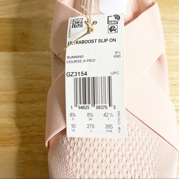 NWOB Adidas Ultraboost 5.0 DNA Slip-Ons Vapour Pink Size 10 - Picture 13 of 14